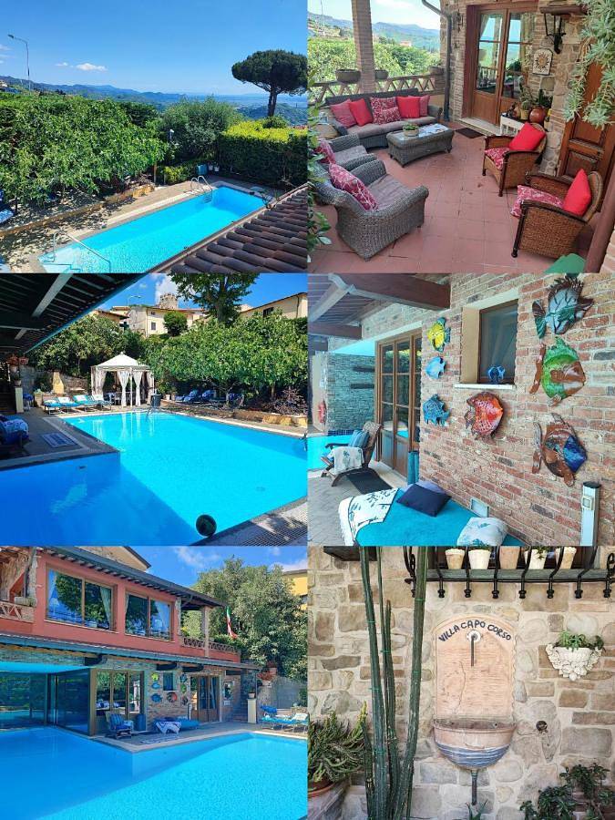 Chambre d’hôte pour 2 personnes, avec Balcon et Terrasse ainsi que Jardin et Piscine à Massarosa