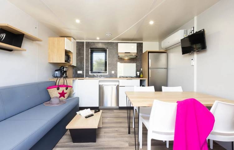 Mobil home pour 6 personnes, avec bassin pour enfant à Thégra - 4