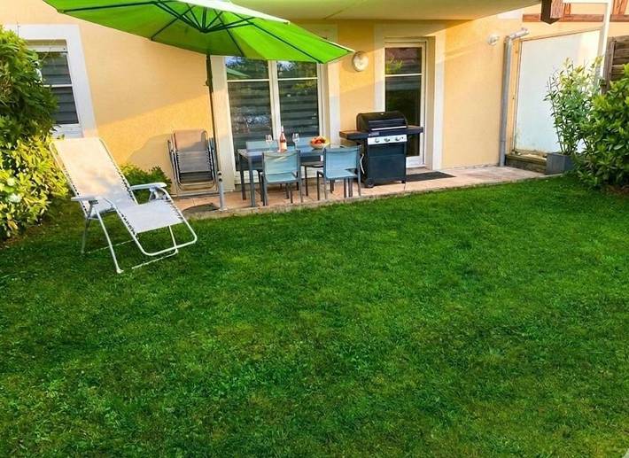 Appartement de vacances pour 4 personnes, avec jardin