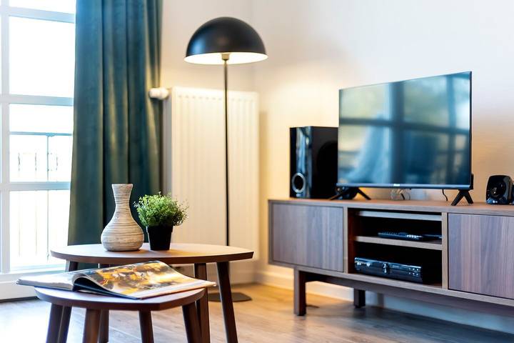 Appartement entier, Residenz am Balmer See, Whg. 55 mit Sauna & direkt am See in Balm, Benz