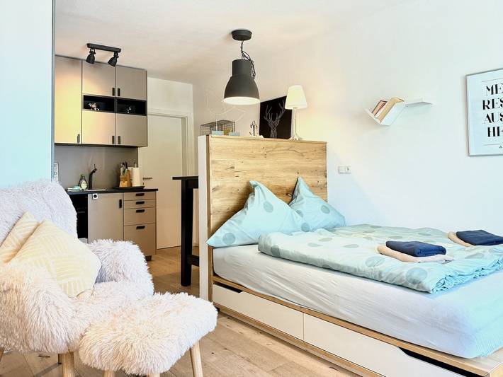 Ferienwohnung für 2 Personen, mit Ausblick und Terrasse in Scheidegg - 2