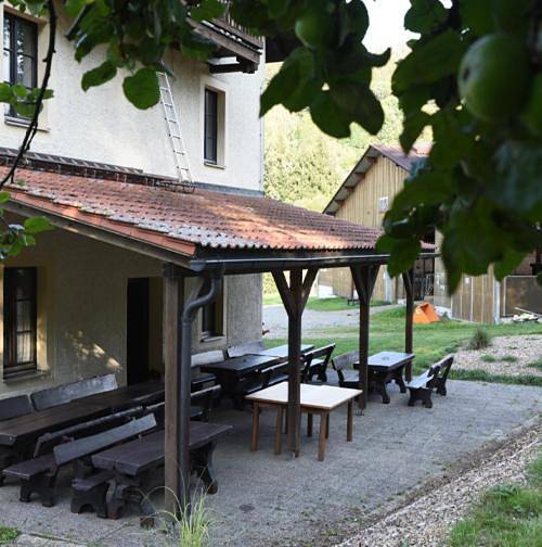 Ferienhaus für 39 Personen, mit Balkon und Terrasse sowie Garten und Ausblick