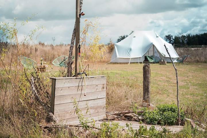 Liebevoll eingerichtetes Sibleybell-Zelt, Luxus-Camping-Erlebnis. in Parsac, Parsac (Commune)