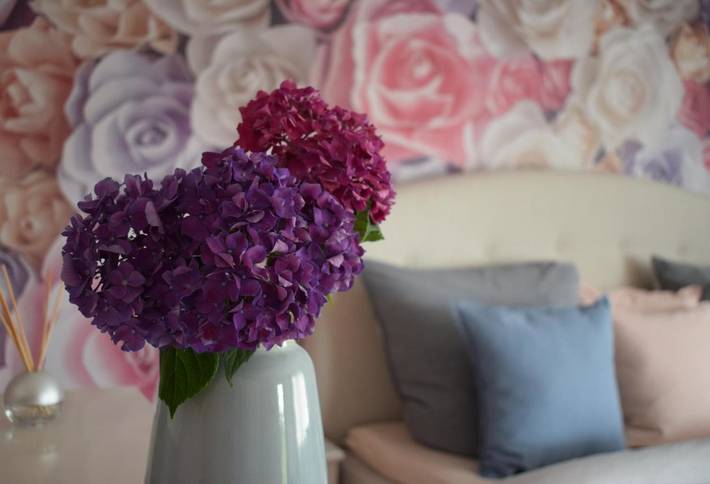 Ferienwohnung für 4 Personen, mit Terrasse und Garten sowie Sauna und Ausblick
