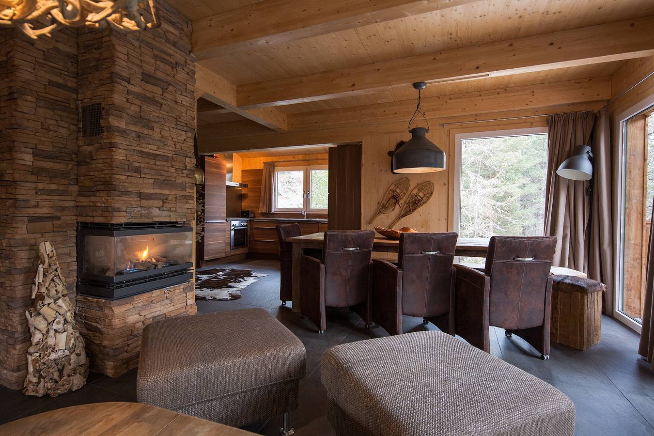 Ferienhaus # 16 mit Ir-Sauna und Whirlpool innen in Stadl-Predlitz, Turracher Höhe