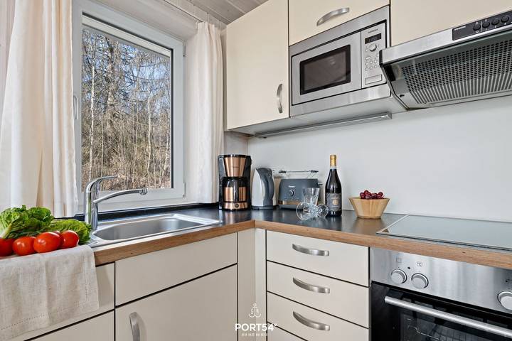 Panoramablick 18 - skandinavisches Ferienhaus für 4 bis 6 Personen mit Sauna in Sankt Andreasberg, Braunlage
