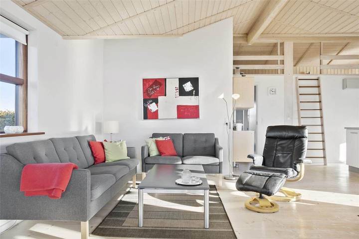 Ferienhaus für 8 Personen, mit Whirlpool und Terrasse sowie Sauna in Flovt Strand - 3