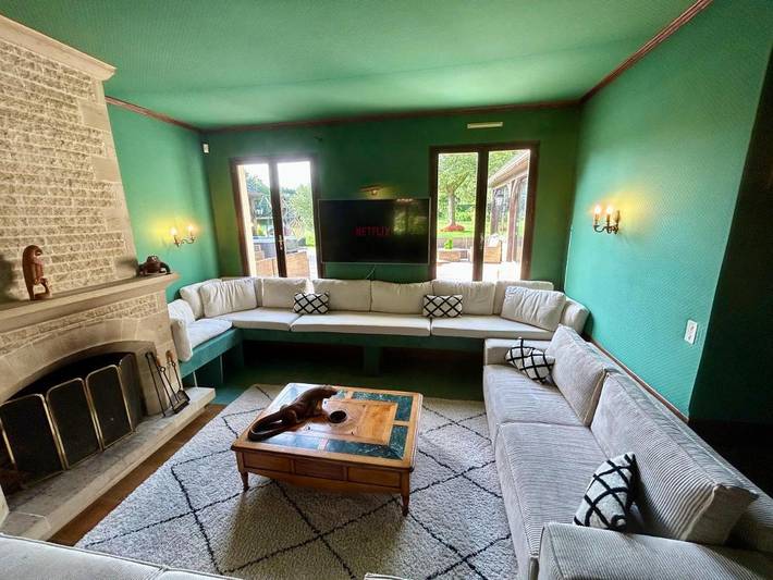 Location de vacances pour 15 personnes, avec terrasse et sauna ainsi que jardin et jacuzzi, animaux acceptés à Hudimesnil - 4