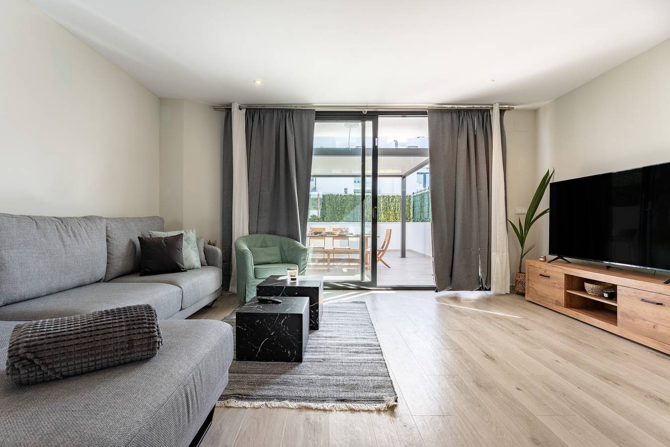 Maison de vacances 'Casa Miramar Oak 47' avec vue sur la mer, Wi-Fi et climatisation in Myramar, Fuengirola