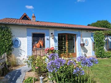Gîte pour 2 personnes, avec terrasse, animaux acceptés à Martin-Église