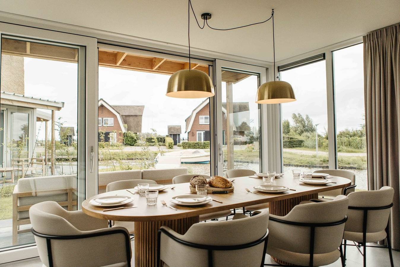 Parc Pharshoeke - Watervilla buitenzijde | 8p in Heeg, Ijsselmeer