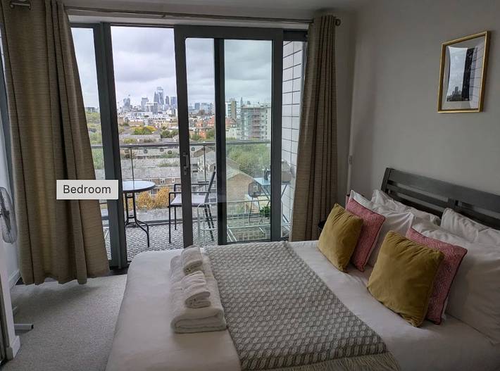 Ferielejlighed for 3 personer, med balkon i London