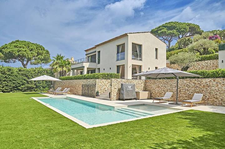 Vakantiehuis voor 6 personen, met balkon en tuin in Saint-Tropez