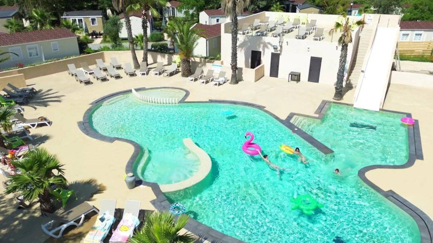 Zecamping 4* parc aquatique animaux acceptés animations locatif Tv in Grimaud, Côte méditerranéenne (France)