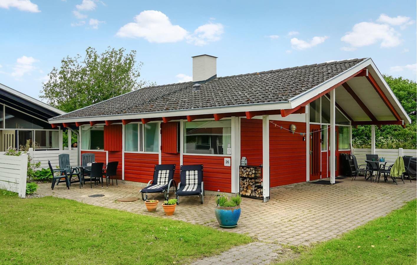 Ferienhaus für 5 Personen mit Terrasse in Løjt, Apenrade
