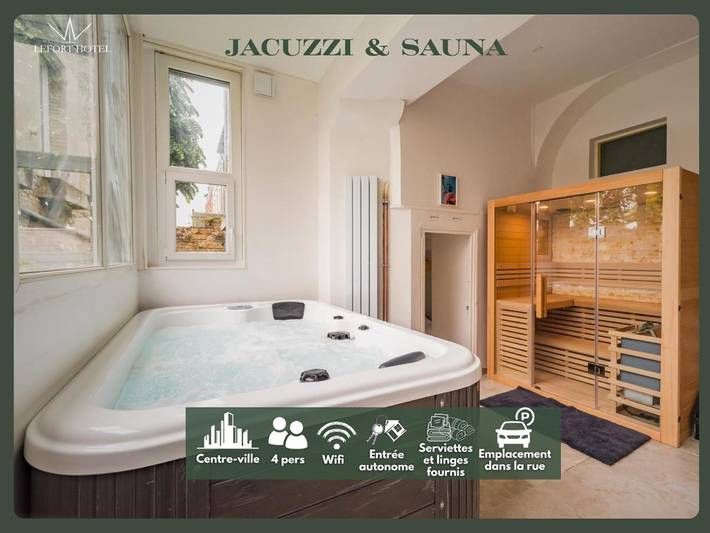 Appartement de vacances pour 4 personnes, avec vue ainsi que sauna et jardin