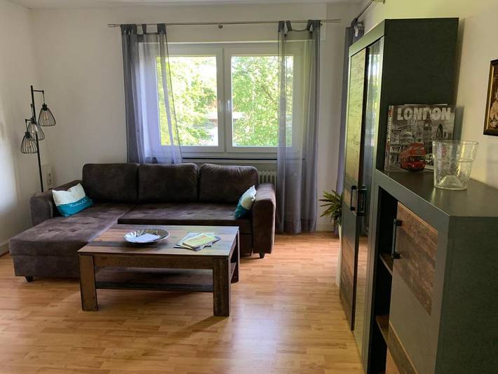Ferienwohnung für 8 Personen, mit Balkon und Terrasse sowie Garten und Ausblick