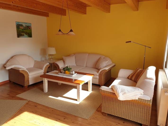 Ferienwohnung für 2 Personen, mit Garten und Ausblick sowie Terrasse in Grödersby