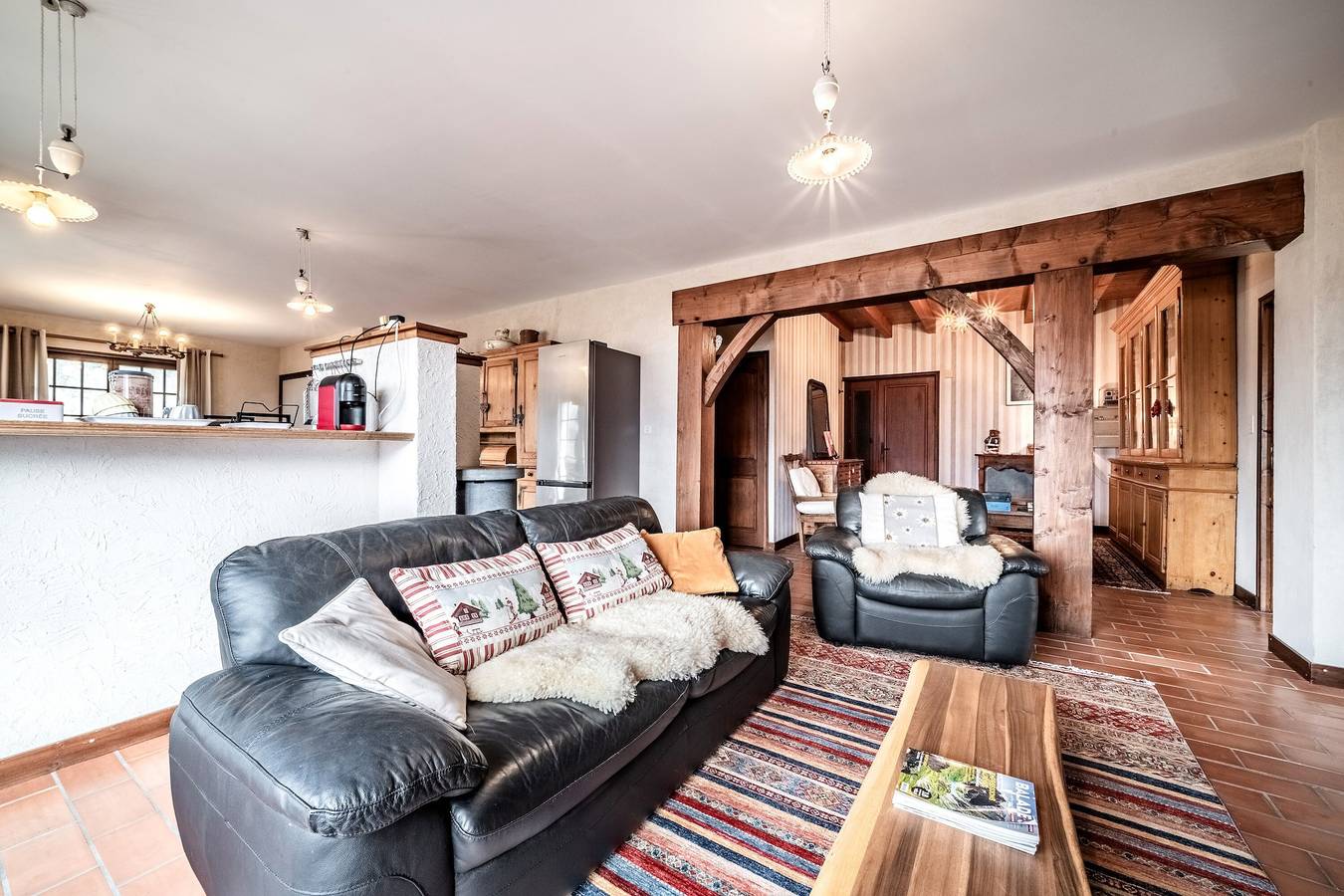 Apartamento entero, Apartamento 'La Ferme De 1876' con vistas a la montaña, jardín compartido y Wi-Fi in Marignier, Region Bonneville