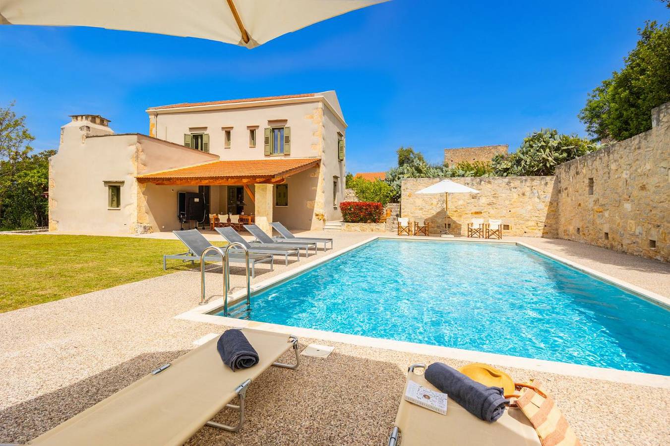 Villa für 11 Personen mit Balkon in Vamos, Chania und Umgebung