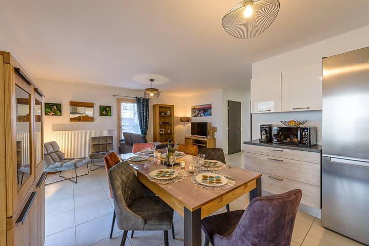 Appartement entier, Les Balcons de la Suite - coeur de village, terrasse in Saint-Jorioz, Parc naturel régional du Massif des Bauges