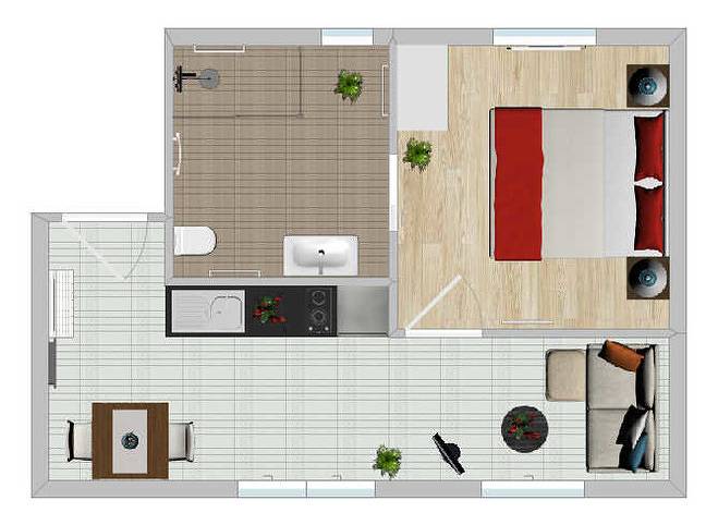 Ganze Ferienwohnung, Bella Vita Fewo 4 in Harthausen, Rheinebene