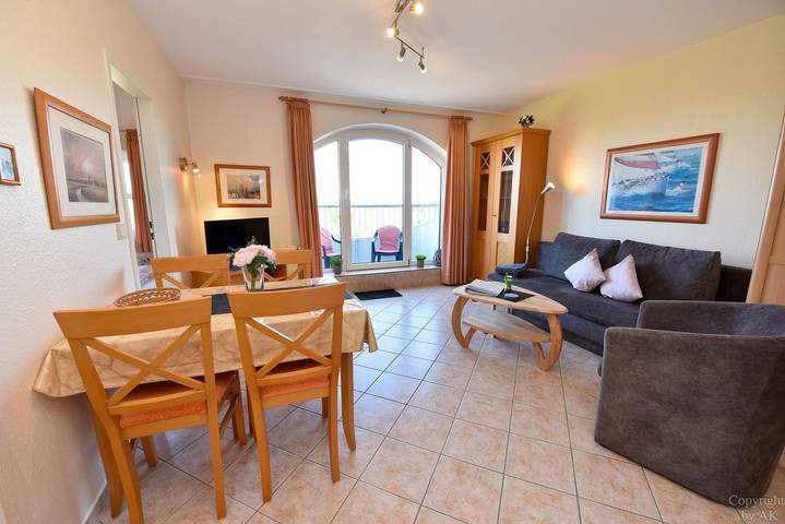 Ferienwohnung für 3 Personen, mit Balkon in Cuxhaven