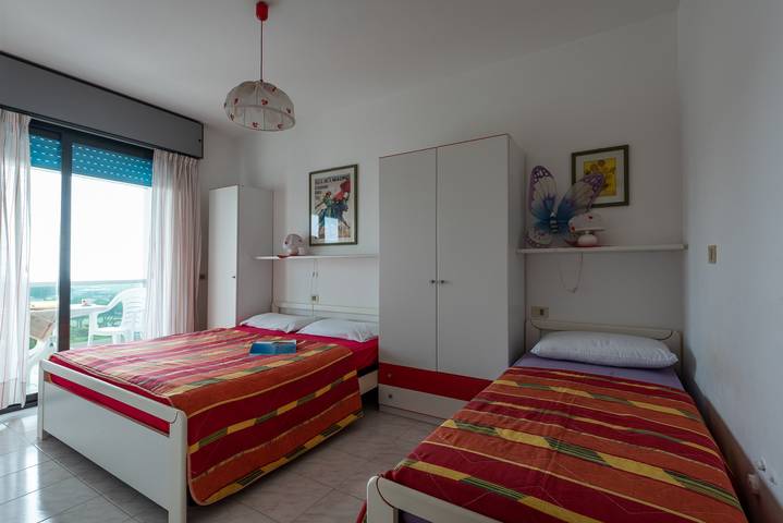 Gîte pour 5 personnes, avec vue sur l’océan et balcon/terrasse à Bibione - 4