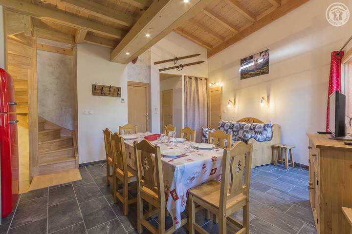 Maison de vacances pour 6 personnes, avec Balcon à Aussois