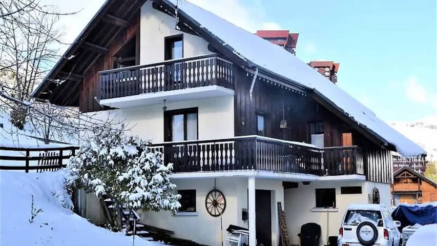 Chalet pour 13 personnes, avec balcon dans Le Corbier - 3