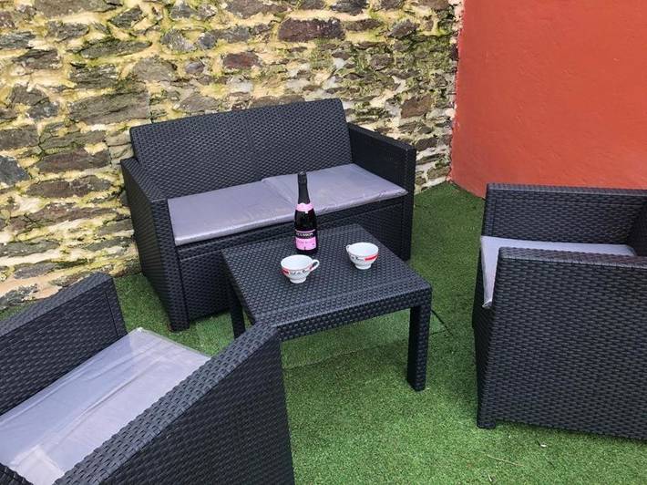 Maison de vacances pour 3 personnes, avec vue et jardin