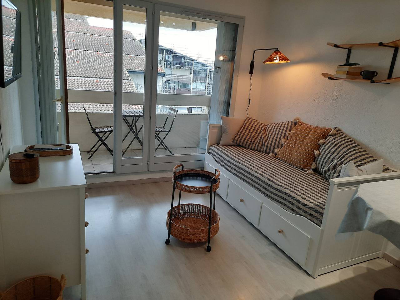 Ganze Wohnung, Rénoviertes Studio in Seignosse: 2 Min zum Strand, Balkon, Nespresso, ideal für 2 Pers. in Seignosse Océan, Seignosse