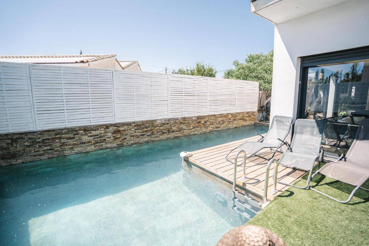 Maison climatisée patio et piscine Calme & confort in Villedaigne, Côte méditerranéenne (France)