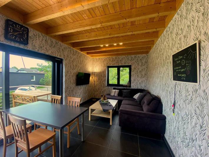 Ferienwohnung für 4 Personen, mit Terrasse und Garten sowie Ausblick in Schmidt