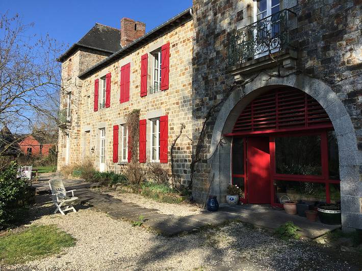 Gîte pour 5 personnes, avec piscine et jardin à Saint-Germain-sur-Ille