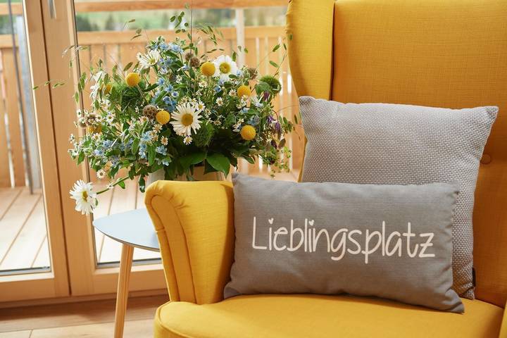 Ferienwohnung für 6 Personen, mit Balkon und Terrasse sowie Garten
