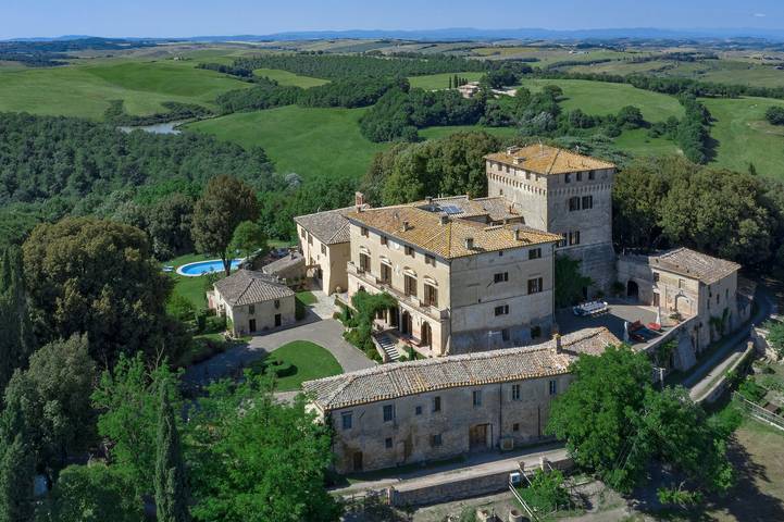 Location de vacances pour 16 personnes, avec sauna ainsi que vue et jardin à Buonconvento - 3
