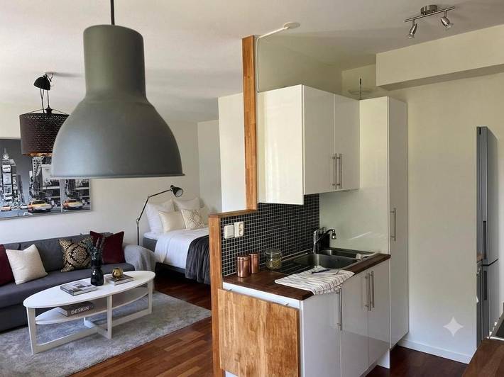 Ferienwohnung für 3 Personen, mit Garten