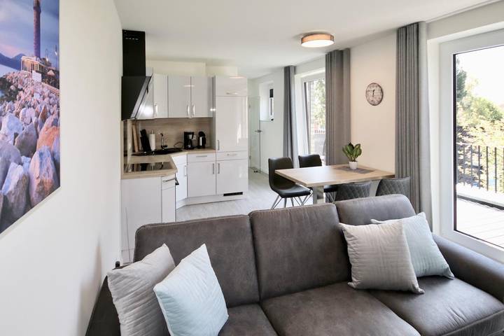 Ferienwohnung für 4 Personen, mit Balkon und Sauna