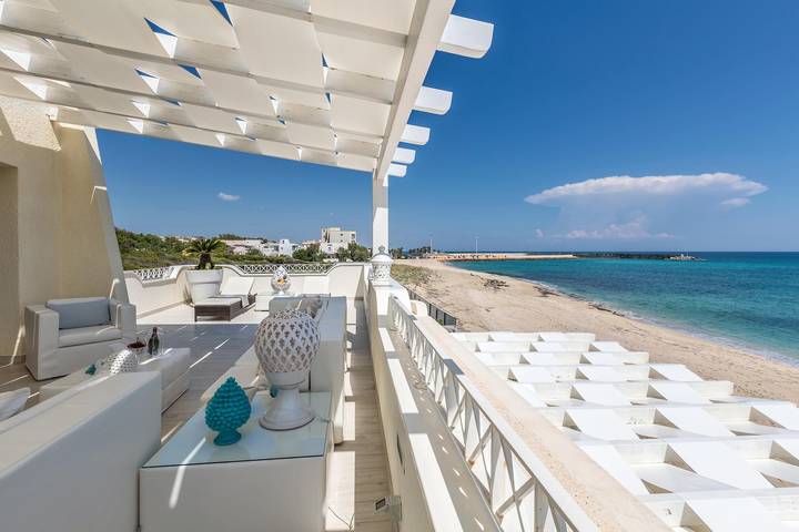 Ferienhaus für 7 Personen, mit Balkon/Terrasse