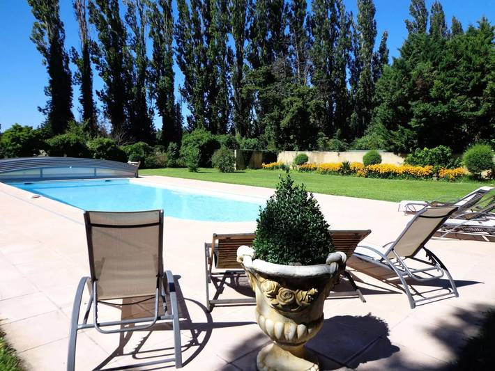 Appartement de vacances pour 6 personnes, avec jardin et piscine