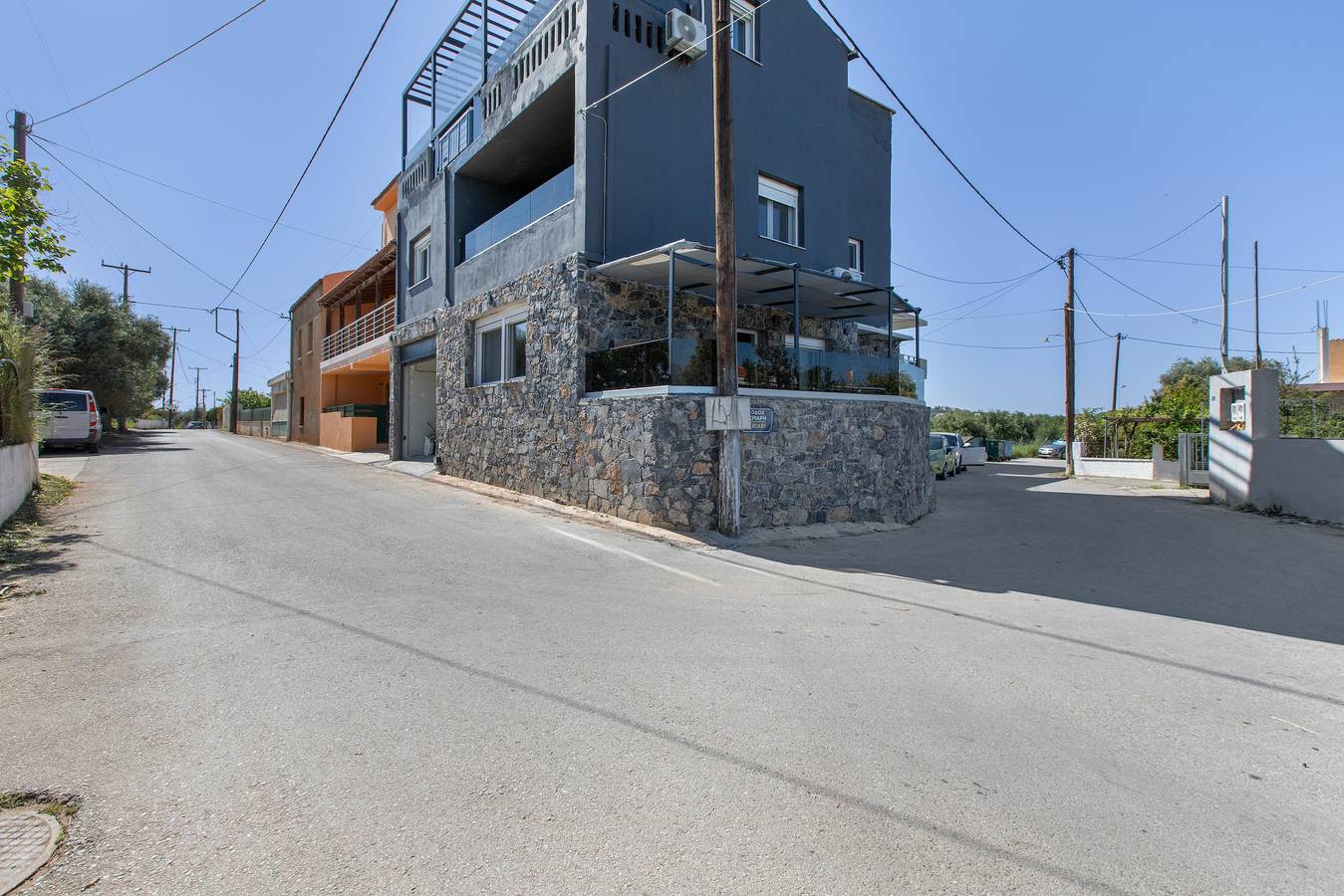 Studio entier, Studio avec vue sur la montagne, Wi-Fi et climatisation in Perivolia, Région de la Canée