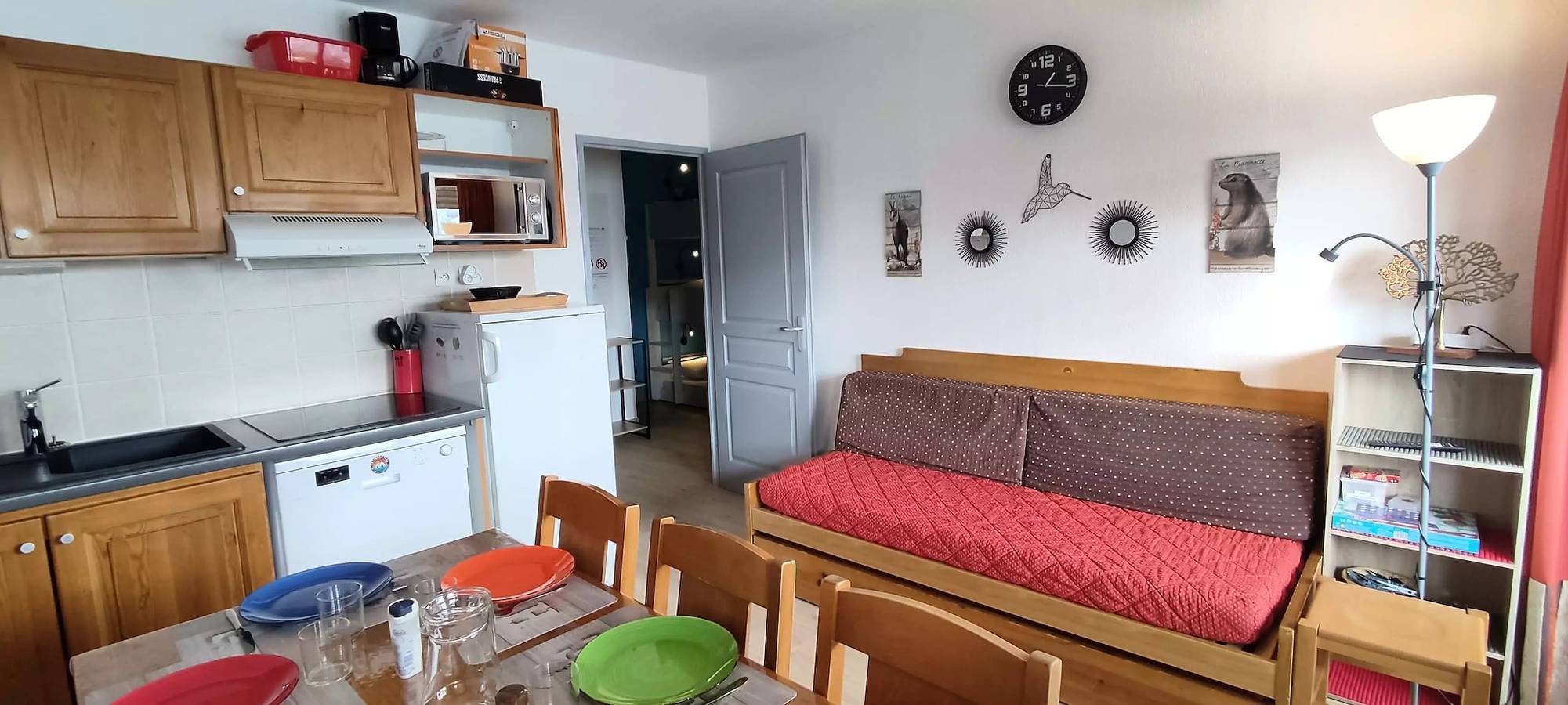 Ganze Wohnung, 2-Zimmer-Wohnung Mountain Corner für 5/7 Personen in Orcières, Nationalpark Écrins