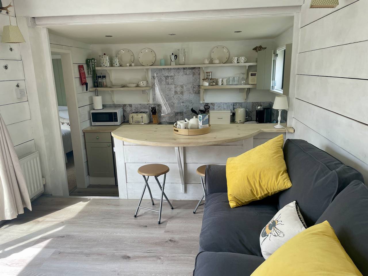 Hütte für 2 Personen mit Garten in Cornwall