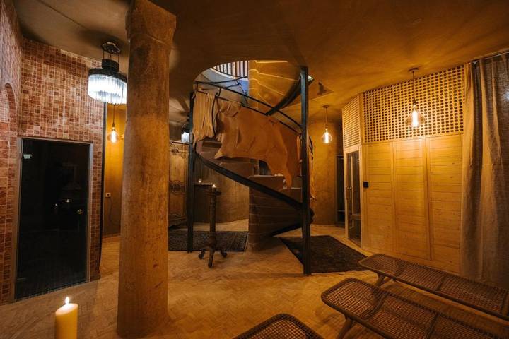 Gîte pour 2 personnes, avec sauna et terrasse ainsi que vue et jardin à Rouffach