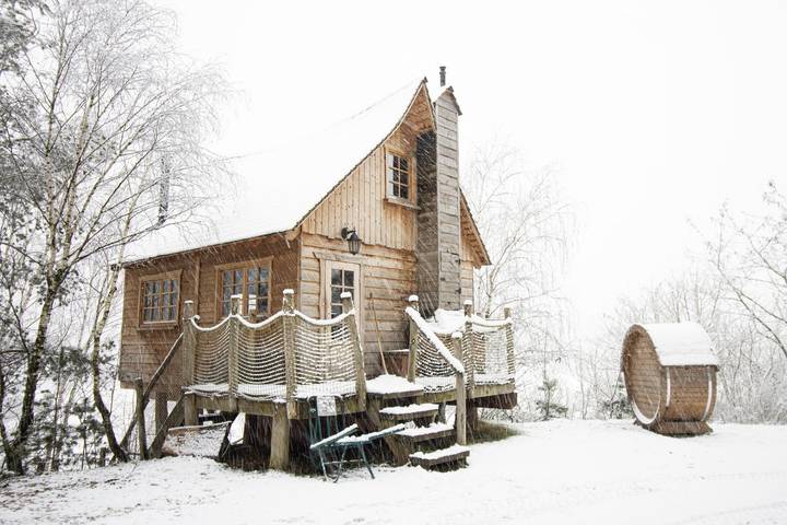 Recreatiedomein Warredal — Tree House 1 met hottub