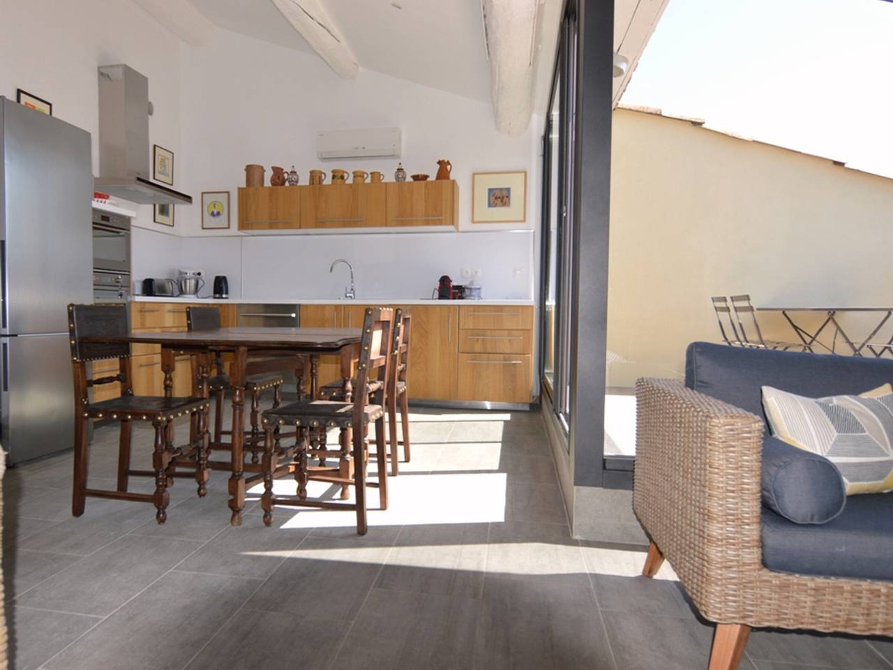 Apartamento entero, Apartamento con encanto en Mèze, terraza privada in Mèze, Costa mediterránea (Francia)