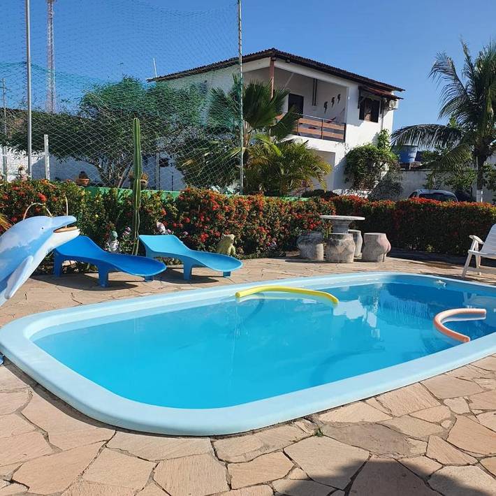 Casas e apartamentos de temporada para 9 pessoas, com balcão e vista e ainda jardim and piscina na Praia do Francês