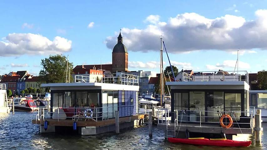 Boot für 3 Personen, mit Terrasse in Ribnitz-Damgarten