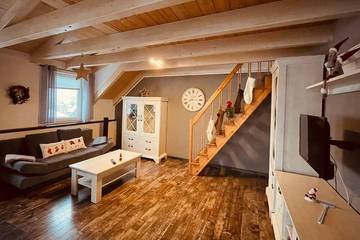 Ferienwohnung für 4 Personen, mit Terrasse und Sauna, mit Haustier in Argenbühl